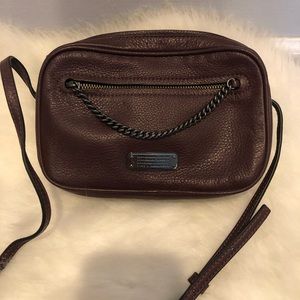 Marc By Marc Jacobs Maroon Crossbody Bag w/ Chain